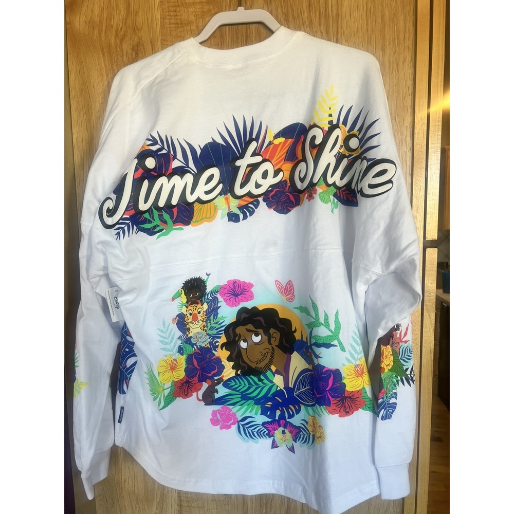 Disney Parks Time To Shine Encanto Bruno Mirabel Spirit Jersey Large NWT - Picture 3 of 3